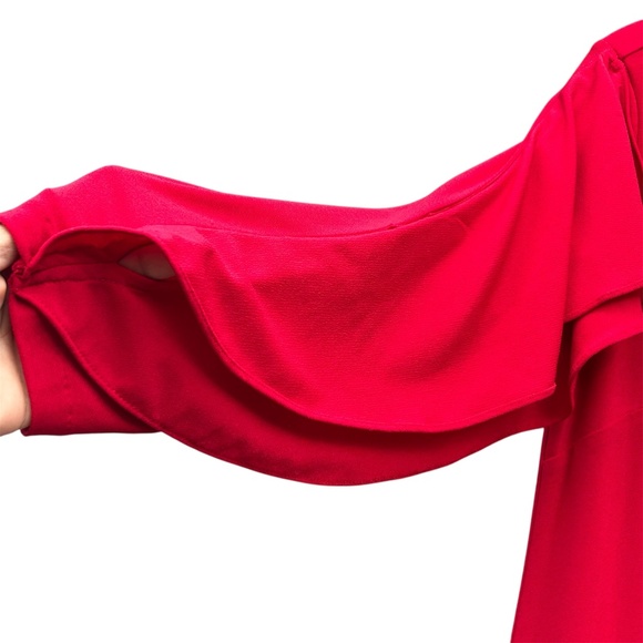 Jones New York NWT MIDI Dress Size 2 Color Garnet Style JDM47D0330 - Picture 3 of 10